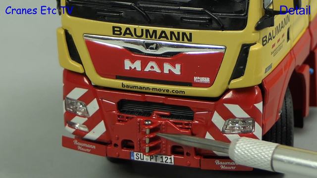 WSI MAN TGX XXL 'Baumann' Heavy Haulage Tractor by Cranes Etc TV смотреть онлайн