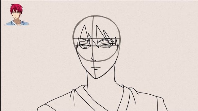 How to draw Seijuro Akashi easy смотреть онлайн