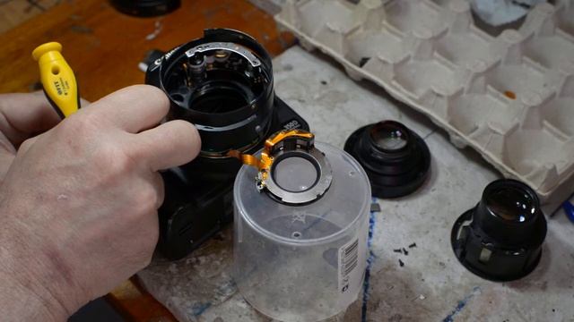 CANON 50 1.4 ремонт диафрагмы. LENSSERVIS смотреть онлайн