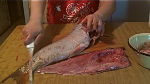 Филейный нож "Tramontina". Разделка рыбы.