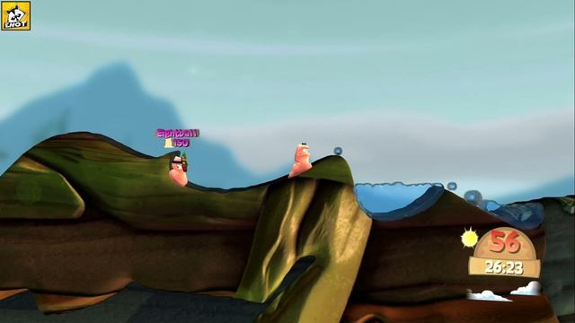Первый взгляд: В упор из базуки! - Worms Battlegrounds смотреть онлайн