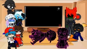 fnf react to tricky vs evil boyfriend but animation