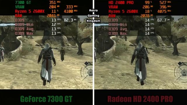 GeForce 7300 GT vs Radeon HD 2400 PRO Test In 7 Games (No FPS Drop - Capture Card) смотреть онлайн