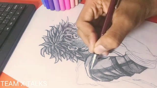 DRAWING IZUKU MIDORIYA SKETCH ||TEAM X TALKS|| смотреть онлайн