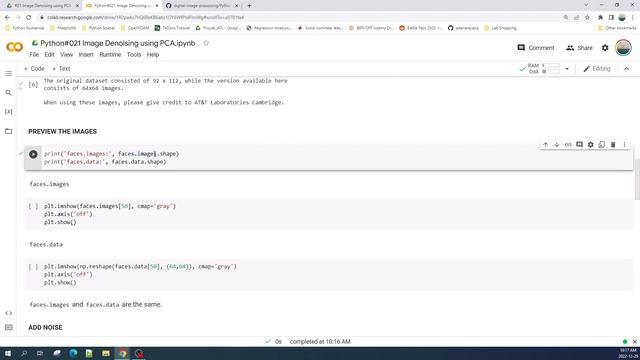Python#021 Image Denoising using Principal Component Analysis (PCA) in Python смотреть онлайн