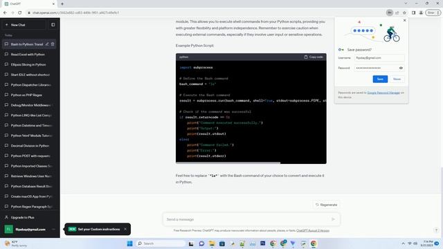 How to express this Bash command in pure Python смотреть онлайн
