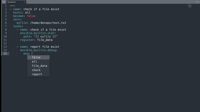 Check if a file exists - Ansible module stat смотреть онлайн