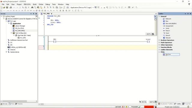 Codesys POUs Functions Function Blocks and Global Variables смотреть онлайн