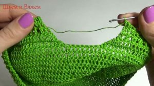 Детская бандана. Вязание крючком. Children's Crochet Hat