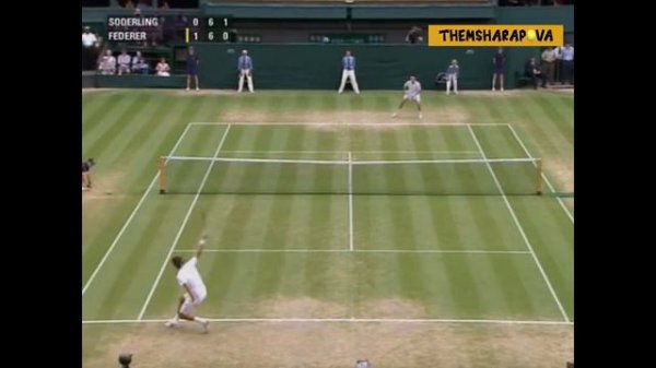 Roger Federer vs Robin Soderling Wimbledon 2009 Highlights