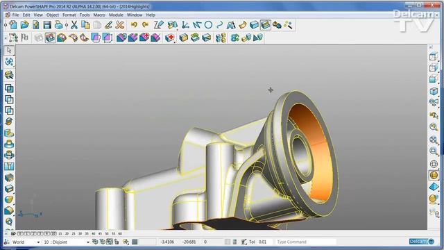 Dividing Solids in PowerSHAPE 2014 смотреть онлайн