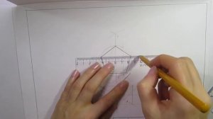 Построение изометрической проекции правильного пятиугольника