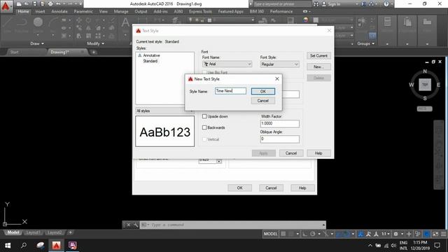 Learn AutoCAD- How to set up dimension style in AutoCAD 2016 смотреть онлайн