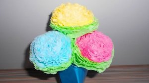 Как сделать ЦВЕТЫ ИЗ САЛФЕТОК