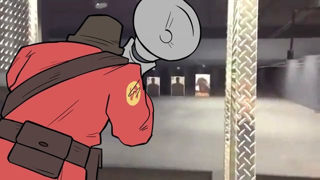 Soldier Team Fortress 2 checks out Beggar's Bazooka смотреть онлайн