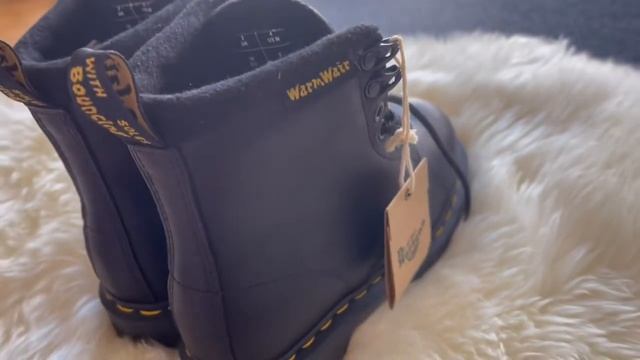 Dr. Martens 1460 PASCAL WARMWAIR VALOR WP LEATHER ANKLE BOOTS