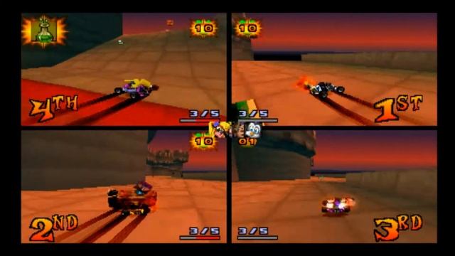 Cortex Castle - CTR Online - 4 players #1 смотреть онлайн