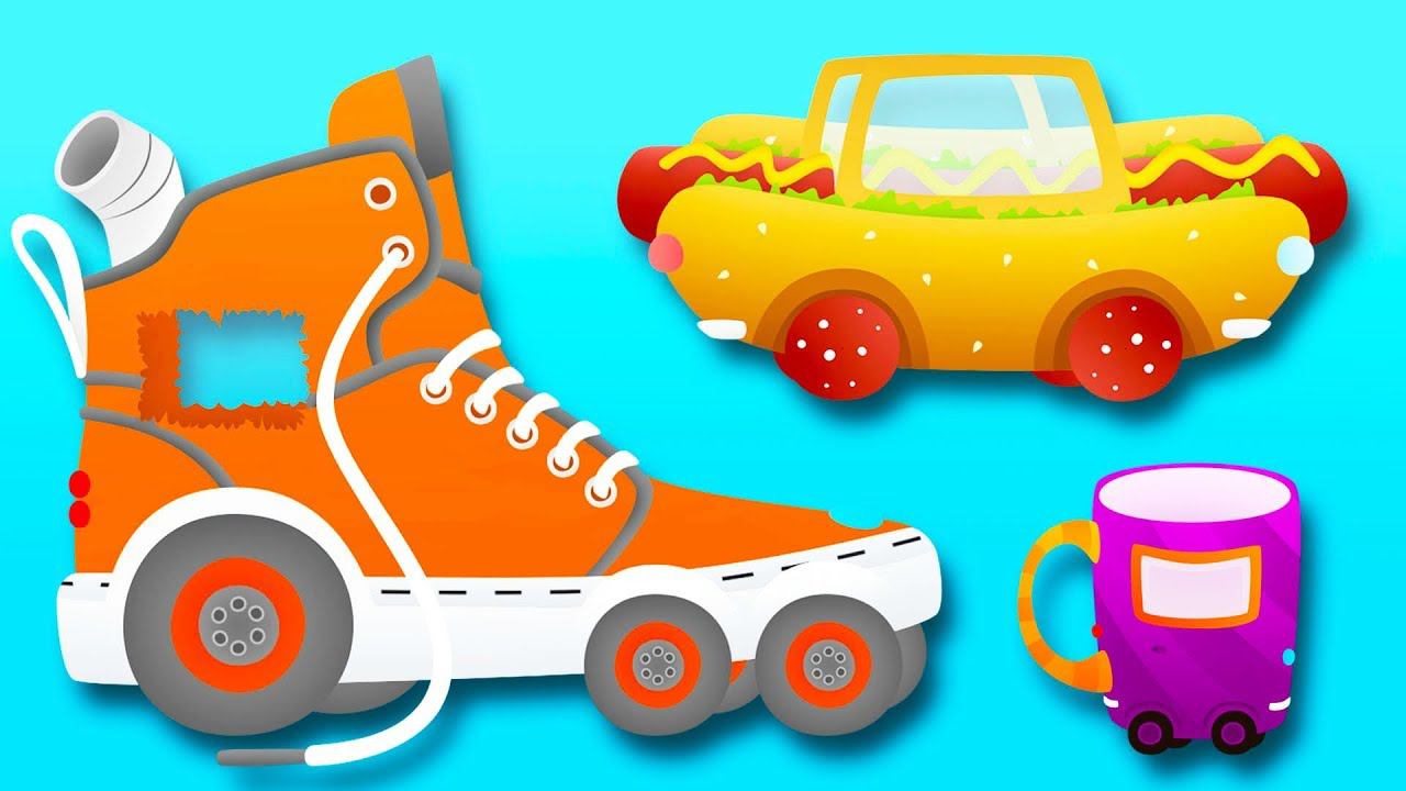 Новый Вид Транспорта. Изобретаем МАШИНКИ из разных ПРЕДМЕТОВ смотреть онлайн