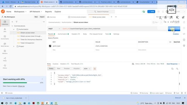 Importing Commercetools postman collection in Postman App and Initial Setup смотреть онлайн