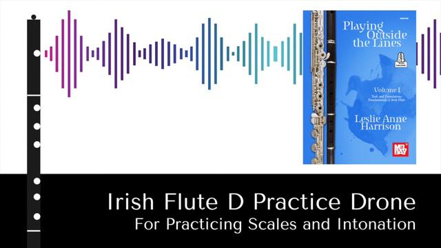 Irish Flute D Practice Drone