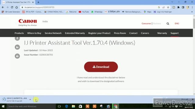 Canon Printer IJ Assistant Tool Download Kaise Karen | How To Download Canon Printer Driver.