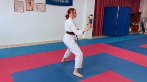Kihon JKS 10-8 Kyu ( Экзаменационный Кихон белый-желтый пояс)