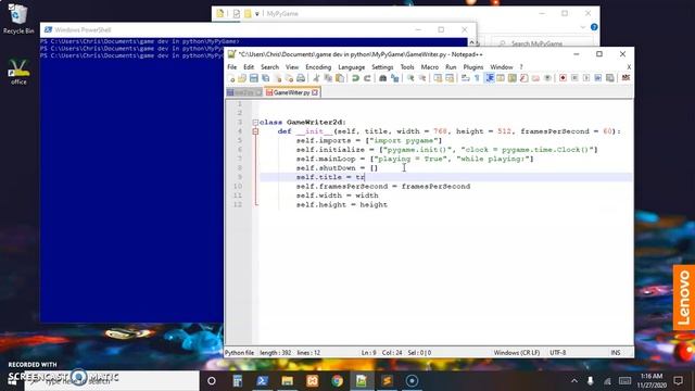 Game Development with Python an Object to Write our Script смотреть онлайн