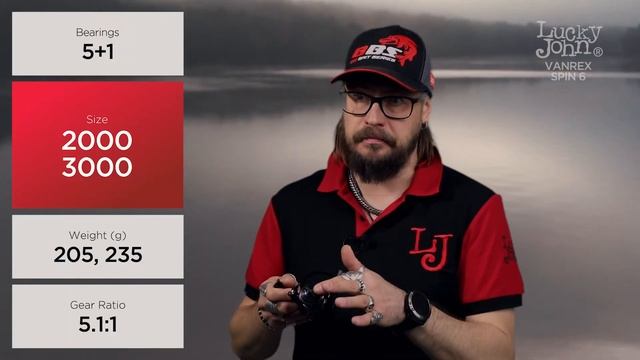 Катушка Lucky John Vanrex Spin 6 смотреть онлайн
