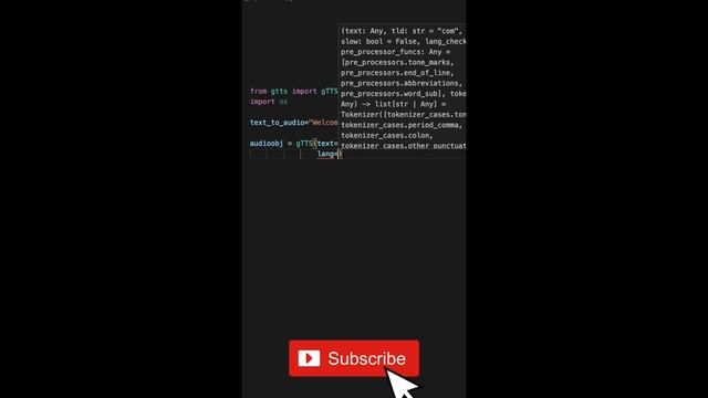 Text to Audio Python Code #texttospeech смотреть онлайн