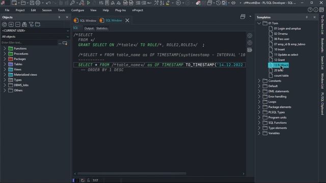 PLSQL Developer 3.2 Шаблоны смотреть онлайн
