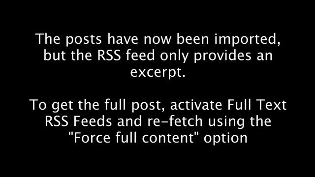 WP RSS Aggregator - Full Text RSS Feeds Add-on Overview смотреть онлайн