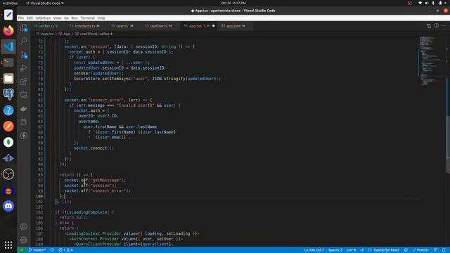 React Native Chat using Socket.io - Apartments.com Clone Part 40 смотреть онлайн