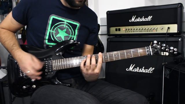 ESP LTD MH 50 BLK - Demo Guitar смотреть онлайн