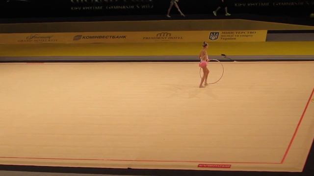 Кубок Федерации. Киев. Дворец Спорта 20.03.2017. Щербакова Дарья. Обруч. смотреть онлайн