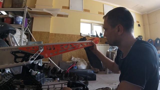 Бампер STS установка на Поларис РМК смотреть онлайн