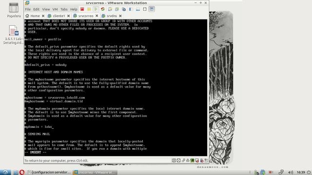 configurando un servidoe de correo con postfix, dovecot, squirremail y bind dns смотреть онлайн