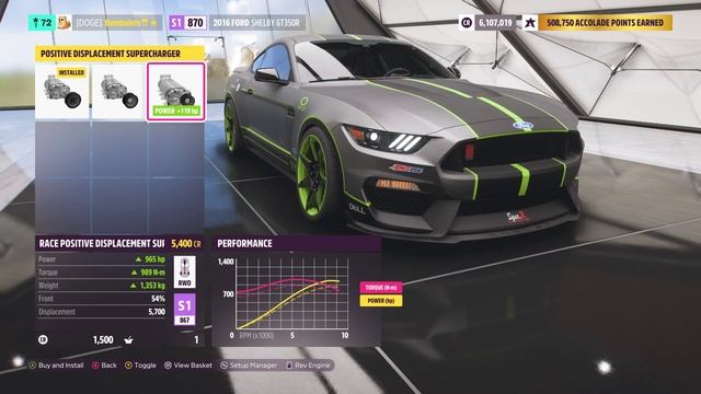 Ford Shelby GT350R de 1000 CAI! смотреть онлайн