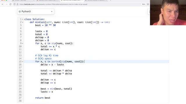 2448. Minimum Cost to Make Array Equal (Leetcode Hard) смотреть онлайн