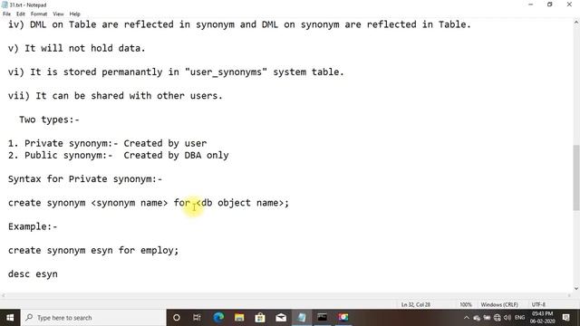 Oracle # 41 Materialized View and Synonym смотреть онлайн