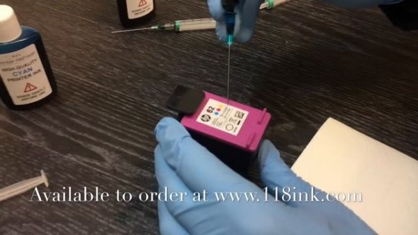 How To Refill A Hp Colour Ink Cartridge Hp 62 302 Hp62 Hp302 61 62xl 65 63 680 304 304xl 303 303xl