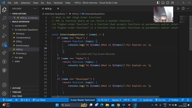 What is High Order Function ( HOF ) & Implementation in JavaScript 2023 смотреть онлайн