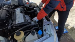 Меняем масло и фильтра на акценте