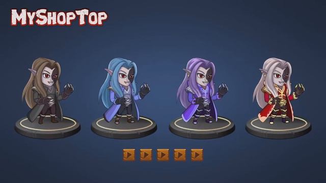 2D Game hero, Melee Vampire character - Mesh animation смотреть онлайн