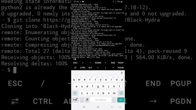 How To Install Black-Hydra   In  Termux