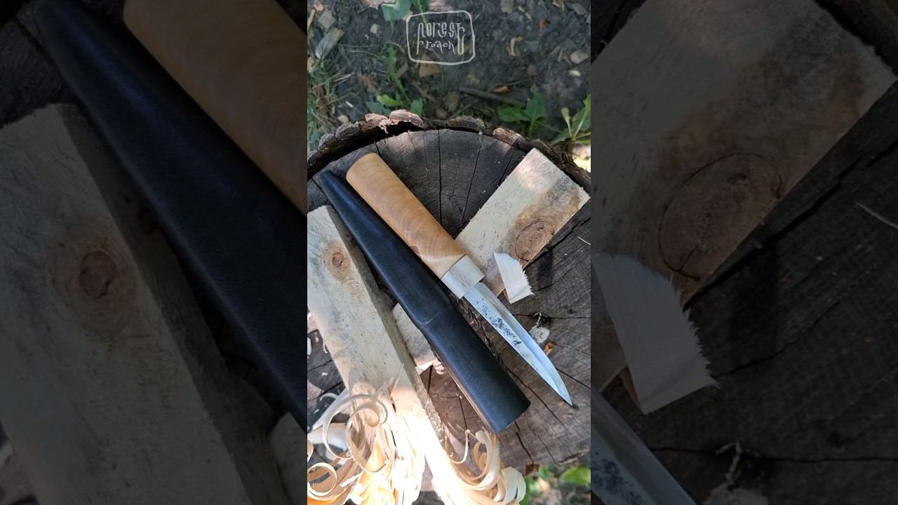 СДЕЛАЛ НОЖ И НЕ ПОЖАЛЕЛ! #forestroach #бушкрафт #bushcraft#выживание #своимируками #выживаниевлесу смотреть онлайн