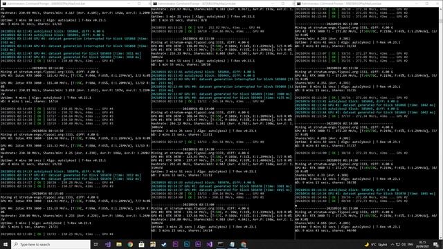 NBMINER 39.5 ERGO UNLOCK ON RTX 3060 LHR vs RTX 3070 LHR vs RTX 3080 TI смотреть онлайн