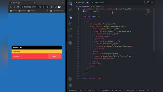 Todo App React Hooks | Todo App in React js using hooks | Todo list in React js смотреть онлайн