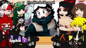 Mha reacts to “FUTURE Deku‼️” pt.2?? (Manga Deku AU) manga spoilers⚠️