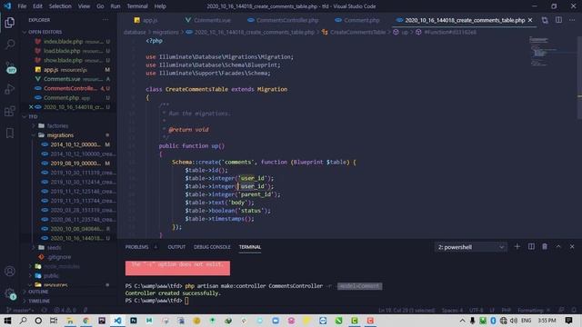 Laravel Vue Comments Part02 смотреть онлайн