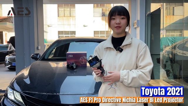 AES F1 Pro Direct laser project lens with 75w high power!Good lighting! смотреть онлайн